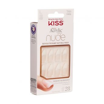 Kiss Salon Acrylic Nude Nails Kan06C