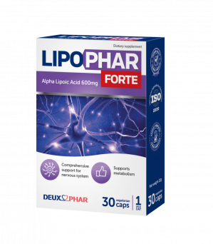 Lipophar Forte 600mg Vegetarian Capsule 30'S