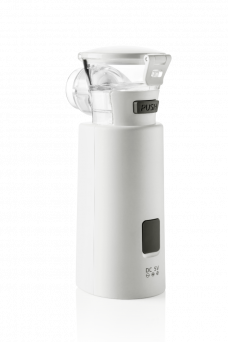 Yuwell Mesh Nebulizer J02.M103.A rear design displaying power port and clean white finish.