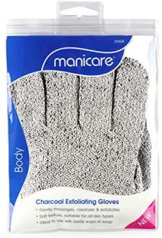 Manicare Charcoal Exfoliating Gloves
