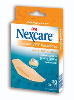 Nexcare Active Bandages, 28 x 76 mm, 572-30DP, 30's