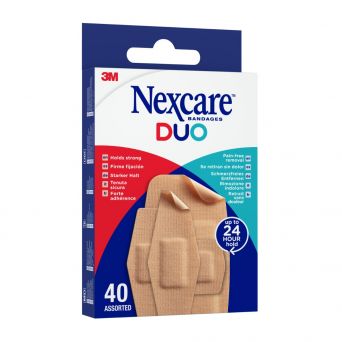 Nexcare Duo Plaster Assorted, 20's