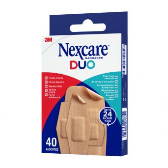 Nexcare Duo Plaster Assorted, 20's