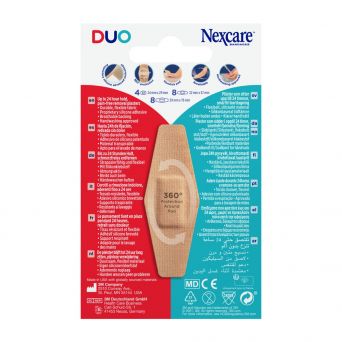 Nexcare Duo Plaster Assorted, 20's