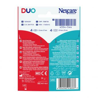 Nexcare Duo Plaster Assorted, 8's