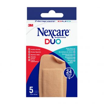 Nexcare Duo Plaster Maxi, 51 mm X 102 mm, 5's