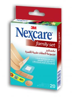 Nexcare Family Pack, Assorted, FS-20, 20's