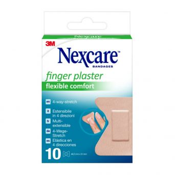 Nexcare Finger Plaster Flexible Comfort, 44.5 x 51 mm, NFP001W, 10's