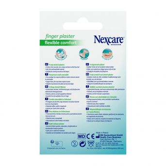 Nexcare Finger Plaster Flexible Comfort, 44.5 x 51 mm, NFP001W, 10's