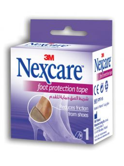 Nexcare Foot Protection Tape, 25 mm x 5 m, FPT-15, 1 roll