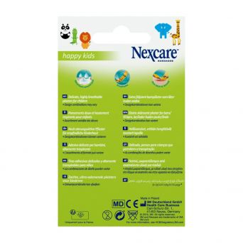 Nexcare Happy Kids Animals Bandage, Assorted, N0920AN, 20's