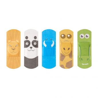 Nexcare Happy Kids Animals Bandage, Assorted, N0920AN, 20's