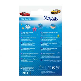 Nexcare Happy Kids Plasters Cool, Assorted, 20's