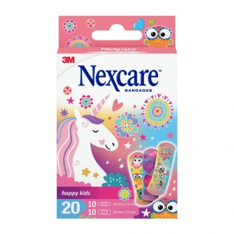 Nexcare Happy Kids Plasters Magic, Assorted, 20's