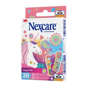 Nexcare Happy Kids Plasters Magic, Assorted, 20's