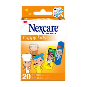 Nexcare Happy Kids Profes, Assorted, N0920PR, 20's