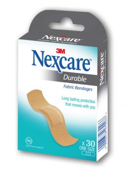 Nexcare Heavy Duty Flexible Fabric Bandages, 665-30 One Size, 30's