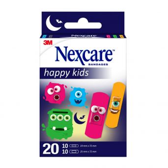 Nexcare Monsters Kids Bandage 20's