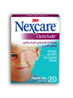 Nexcare Opticlude Orthoptic Eye Patch, Regular, 1539, 20's