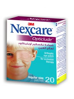 Nexcare Opticlude Orthoptic Eye Patch, Regular, 1539, 20's