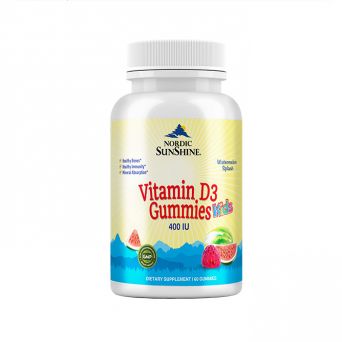 Nordic Sunshine Vitamin D3 400 Iu Kids Gummies 60's