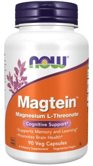 Now Magtein Vegetable Capsule 90'S