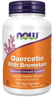 Now Quercetin With Bromelain Vegetable Capsule 120'S