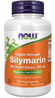 Now Silymarin Milk Thistle Extract 300Mg Vegetable Capsule 100'S