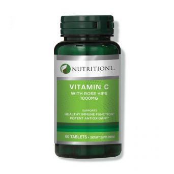 Nutritionl Vitamin C 1000Mg With Rose Hips Tablet 60'S