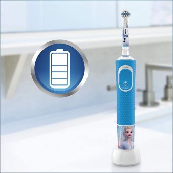 Oral-B D 100.414 2 Kids Electric Toothbrush Disney Frozen, with travel case special edition