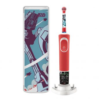 Oral-B D 100.414 2 Kids Electric Toothbrush Star Wars, with travel case special edition