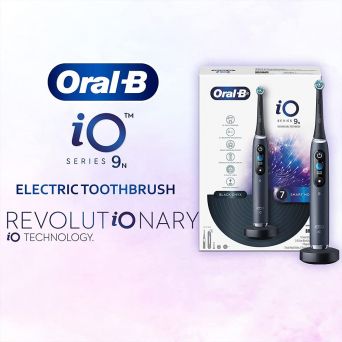 Oral-B iO Series 9 Electric Toothbrush, Black Onyx