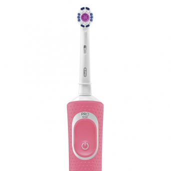 Oral B Vitality 100 Pink Rechargeable Toothbrush D 100.413.1