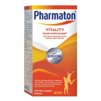 Pharmaton Vitality Multivitamin with Ginseng for Energy 100s