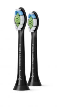 Philips Sonicare W Optimal White Brush Head 2'S Black Hx6062/96