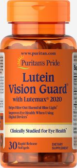 Puritan's Pride Lutein Vision Guard Softgels 30's