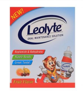Leolyte Fruit Oral Solution 4 bottles of 237 ml