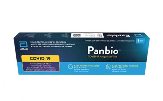 Panbio covid-19 antigen self test 1's