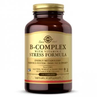 Solgar B-Complex With Vitamin C Stress Formula Tab 100's