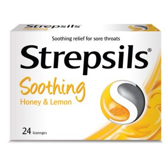 Strepsils Honey & Lemon Antiseptic Lozenges 24's