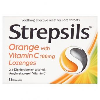 Strepsils Vitamin C Lozenges 36'S