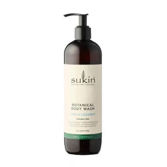 Sukin Botanical Body Wash - Lime & Coconut 500ml