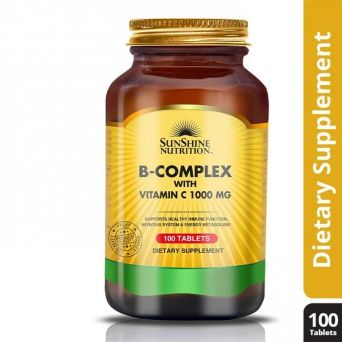 Sunshine Nutrition B-Complex With Vitamin C 1000Mg Tablet 100'S
