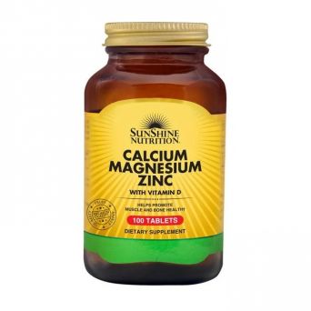 Sunshine Nutrition Calcium Magnesium Zinc With Vitamin D Tablet 100's