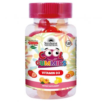 Sunshine Nutrition Cool Gummies Vitamin D3 120'S