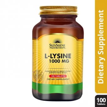 Sunshine Nutrition L-Lysine 1000Mg Tablet 100'S