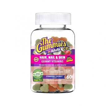 The Gummies Hair, Nail & Skin Gummy Vitamins For Adult 60'S