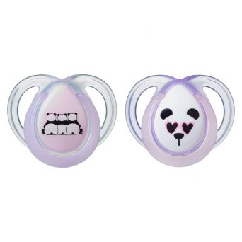 Tommee Tippee Anytime Soother, Pack of 2, (0-6 months) - Mix