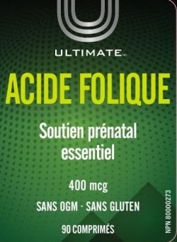 Ultimate Folic Acid 400Mcg 90's Tabs