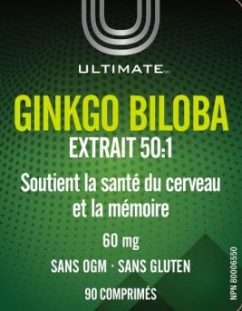 Ultimate Ginkgo Biloba 60Mg 90's Tabs
